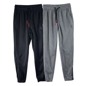 Spyder Active ProWeb Jogger Sweatpants Bundle Black Gray Men Small Warm